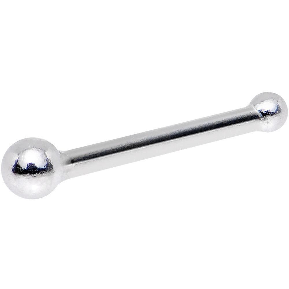 Sterling Silver 1.3mm Ball Nose Bone