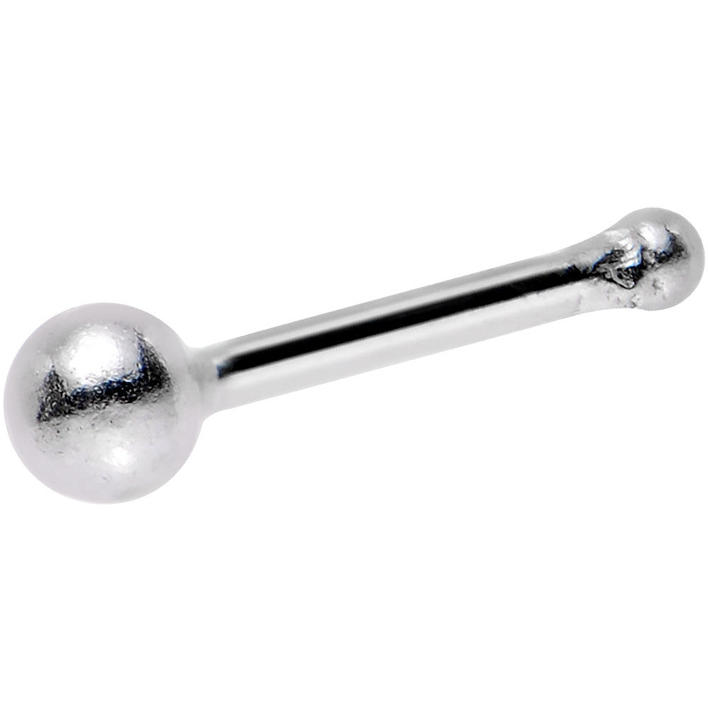 Sterling Silver 2mm Ball Nose Bone