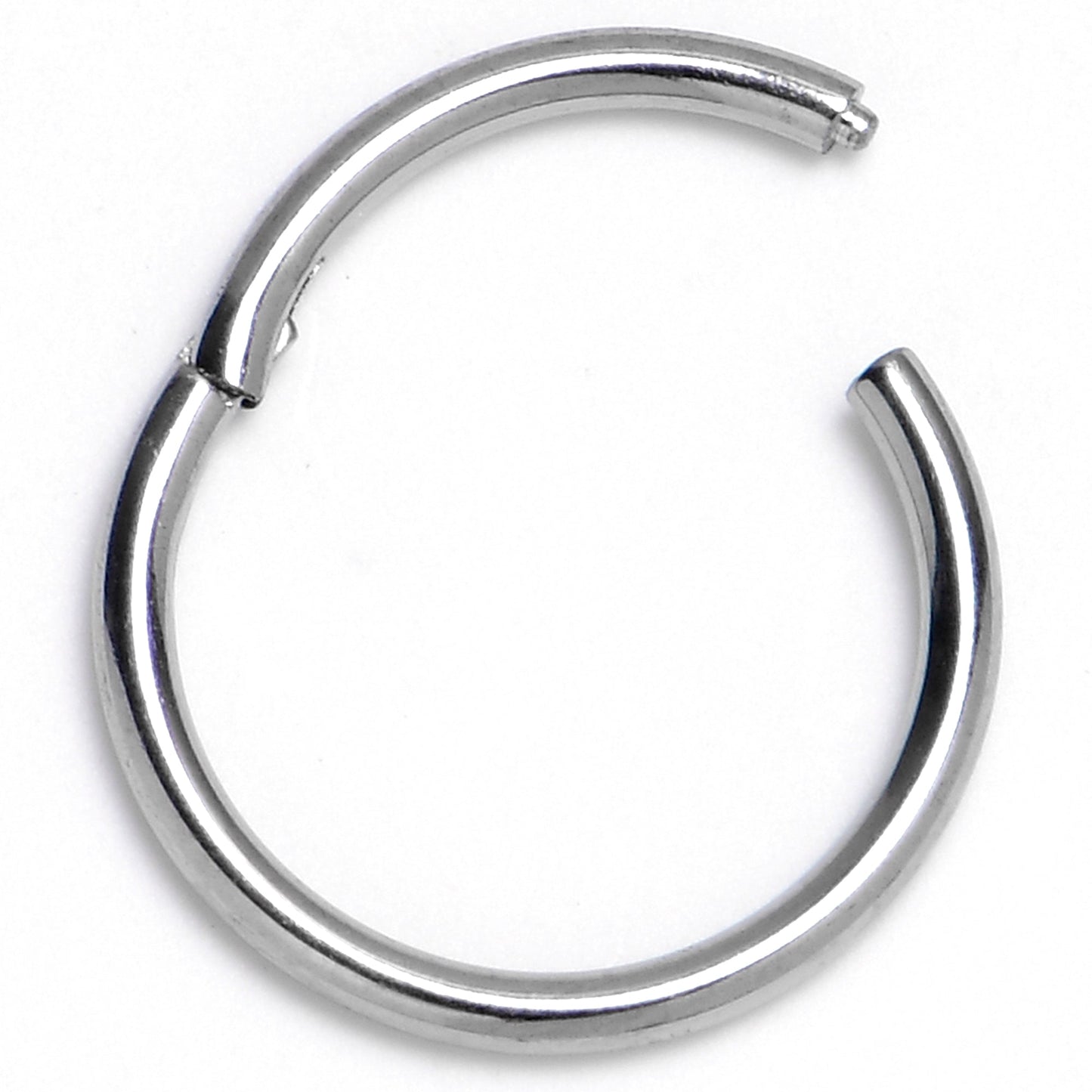 18G 9mm ASTM F-136 Titainum Precision Hinged Segment Hoop