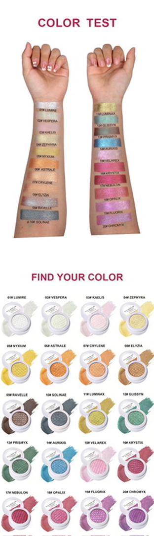 Crease-Proof Creamy Eyeshadow, 20 Shades
