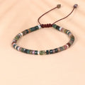 GeoStone Woven Bracelet