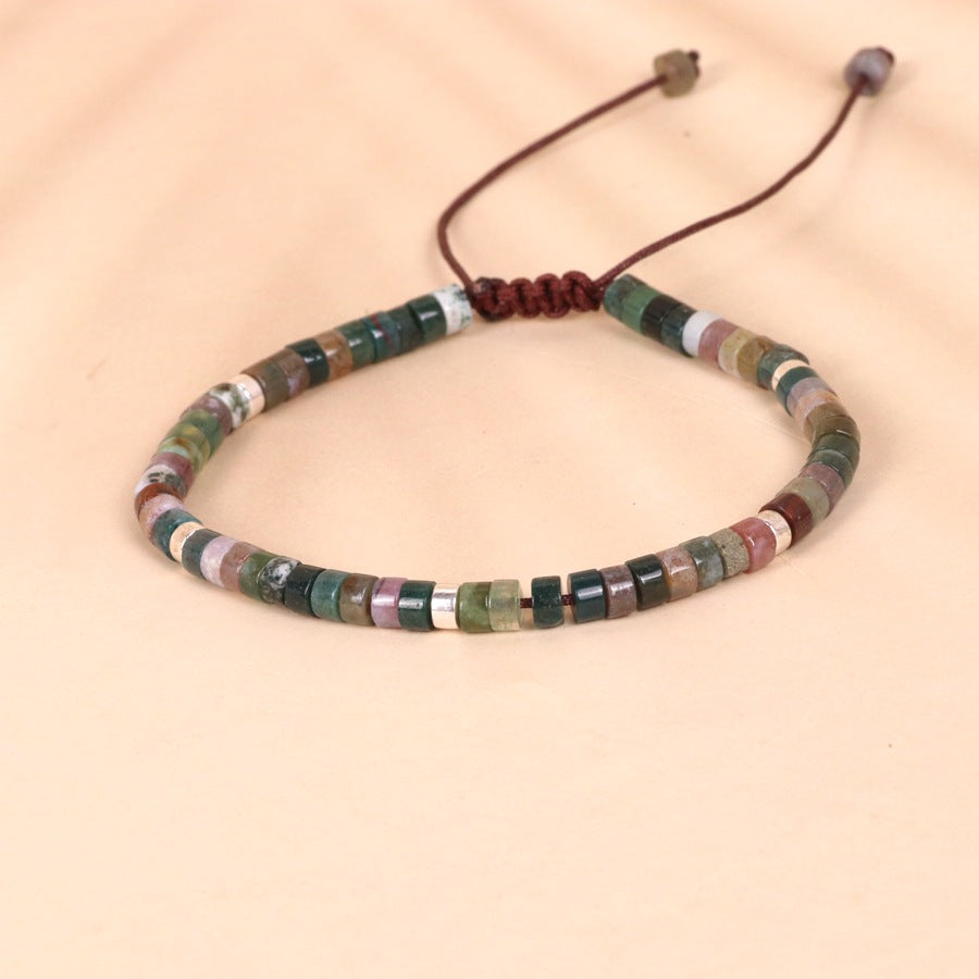 GeoStone Woven Bracelet