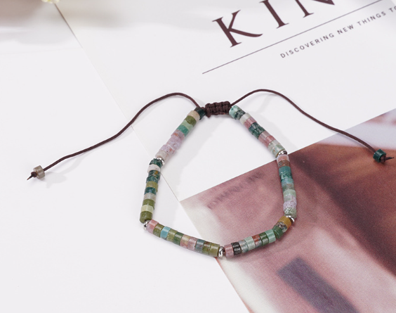 GeoStone Woven Bracelet