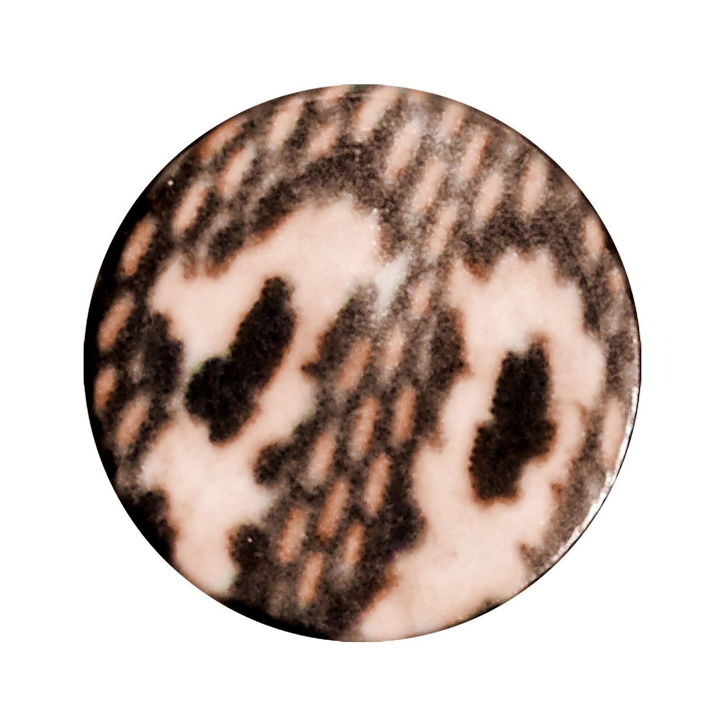 4G Blushing Snake Skin Acrylic Saddle Plug