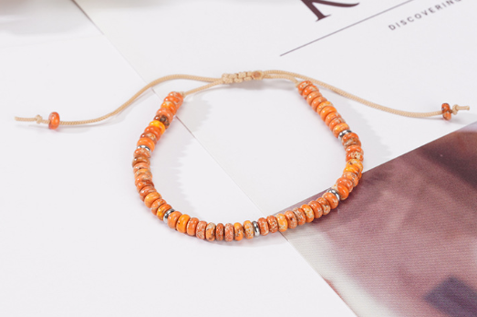 GeoStone Woven Bracelet