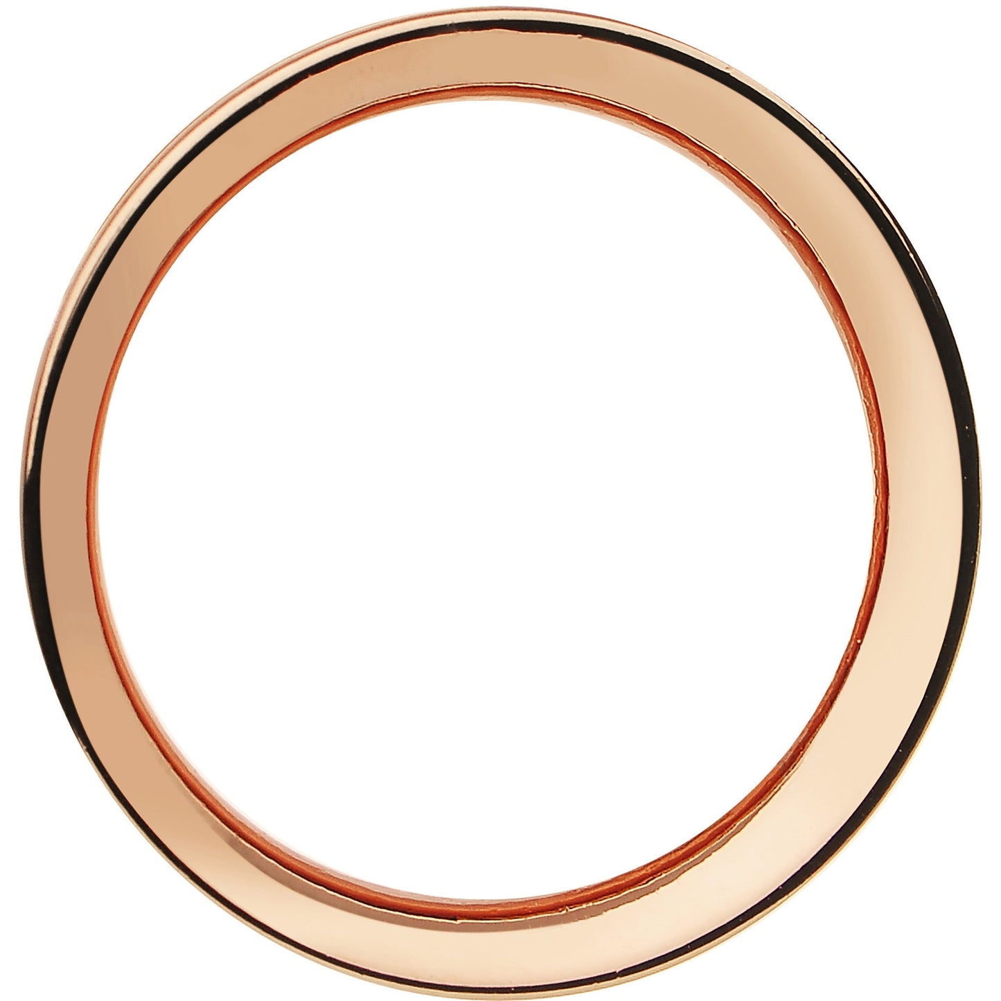 9/16 Double Flare Rose Gold Plated Hollow Tunnel Plug