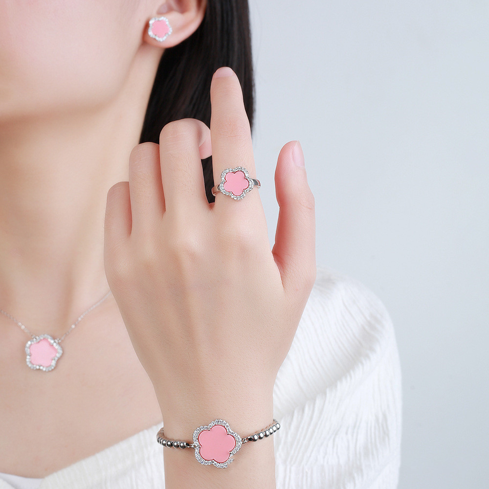 Elegant Floral Jewelry Trio