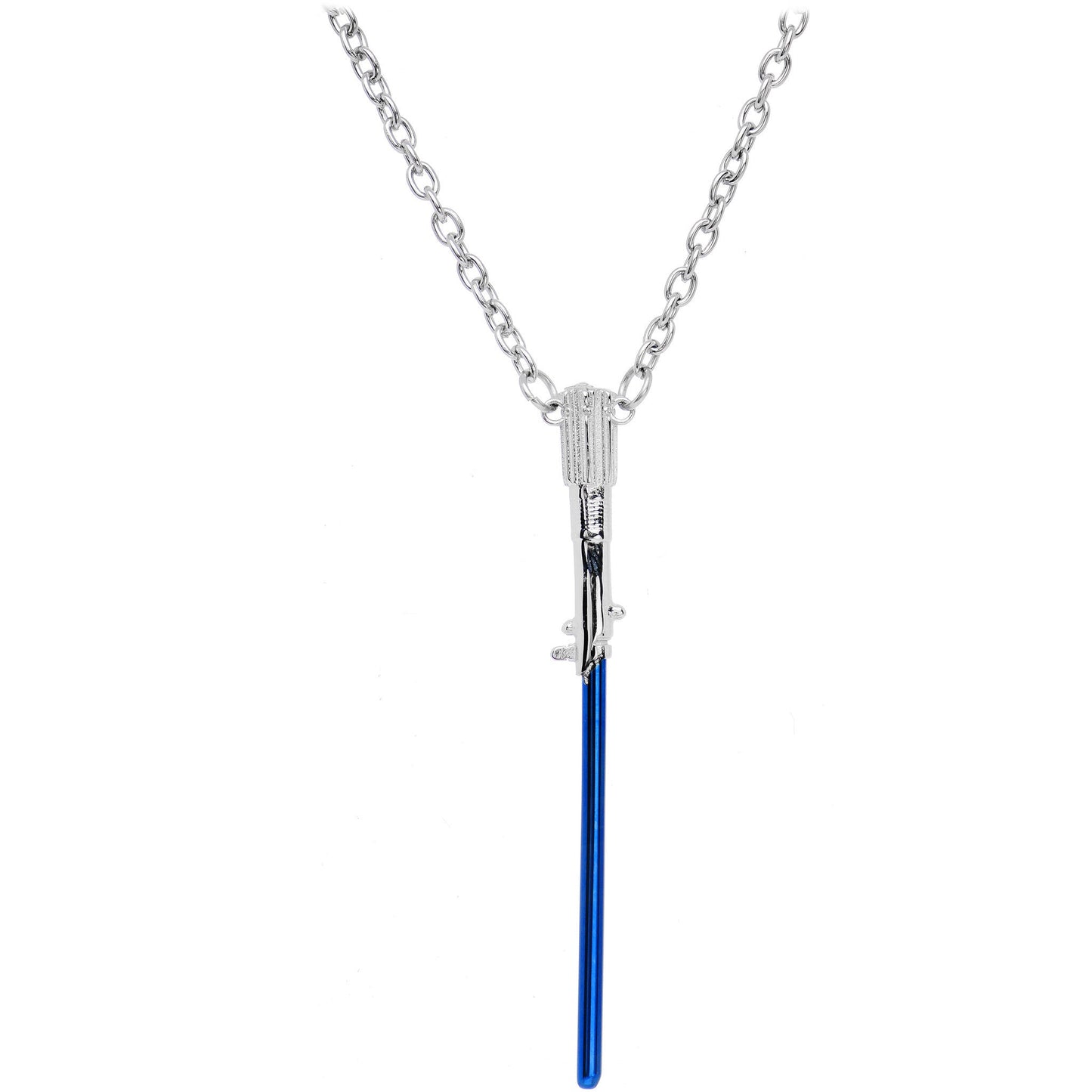 Officially Licensed Star Wars Blue Lightsaber Pendant Necklace
