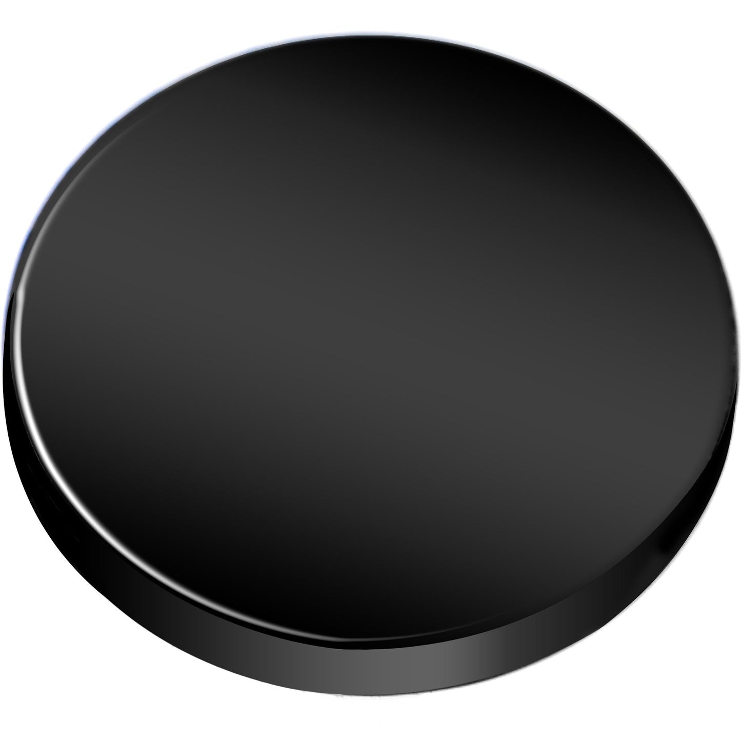14G Black Titanium IP 4mm Flat Disc Dermal Anchor Top