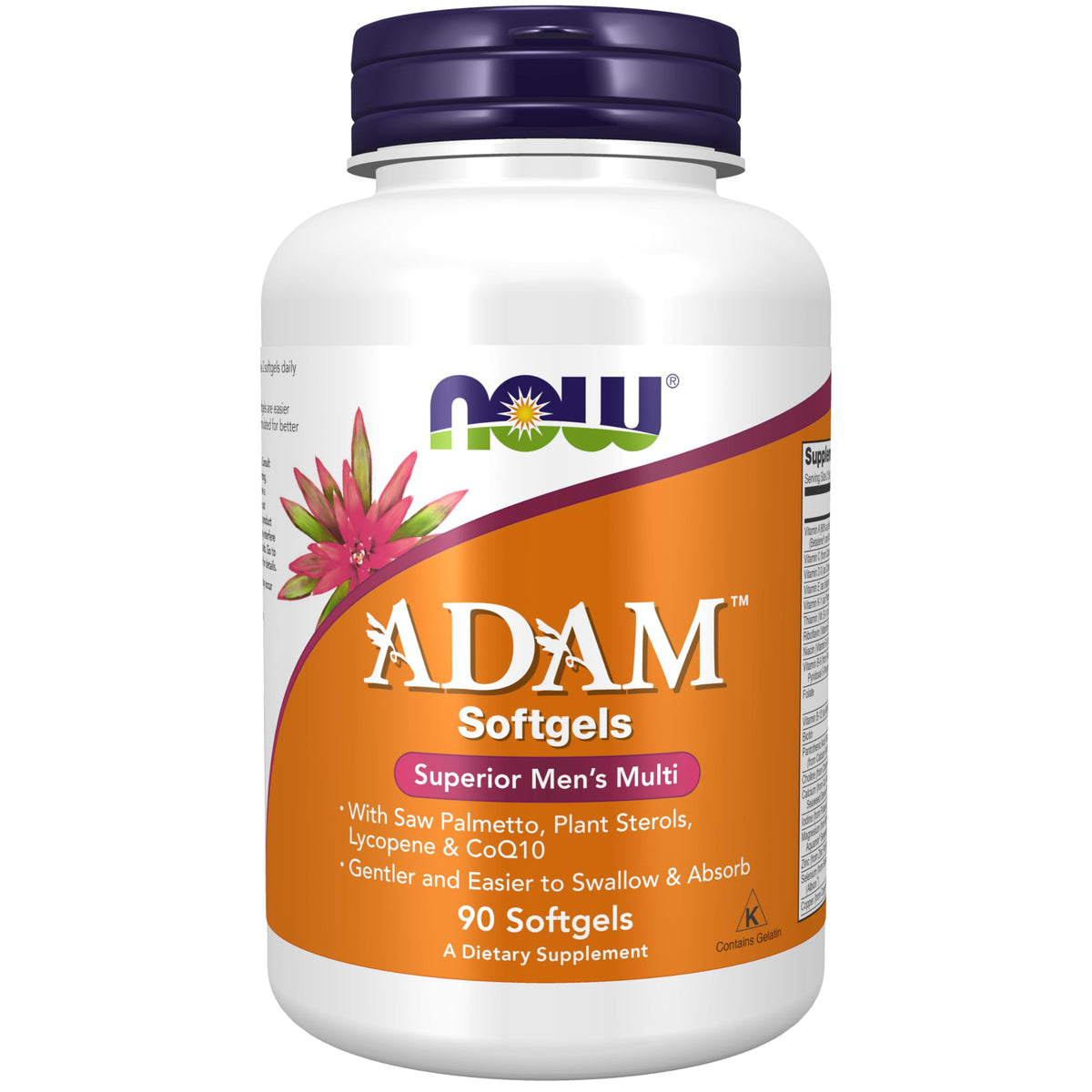 NOW Adam Mens Multiple Vitamin90 Softgels