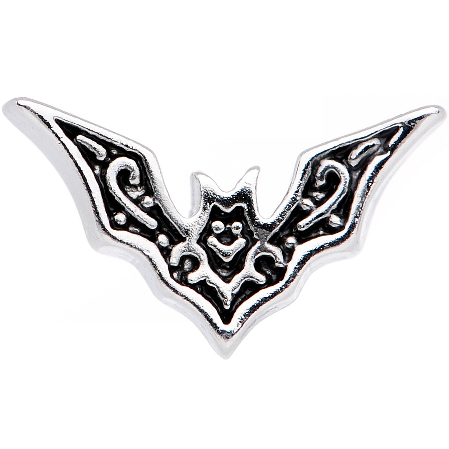 20G 1/4 Halloween Bat Nose Bone