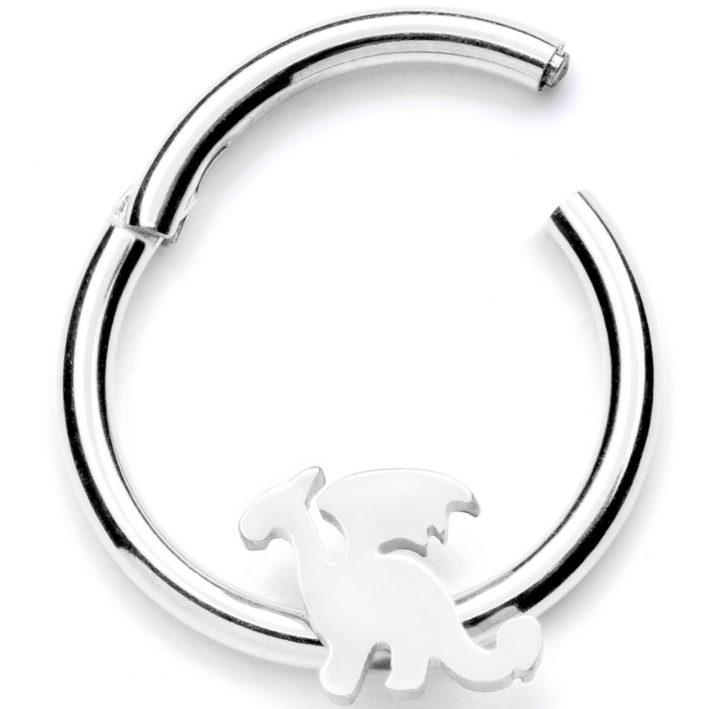 16G 3/8 Fantasy Dragon Hinged Segment Ring