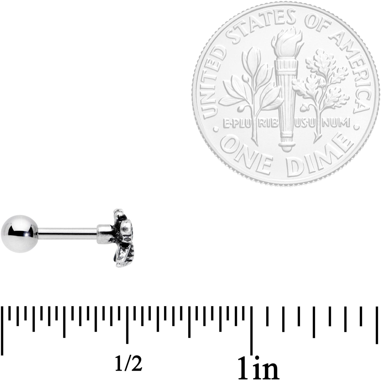 16G 1/4 Busy Bumblebee Cartilage Tragus Earring
