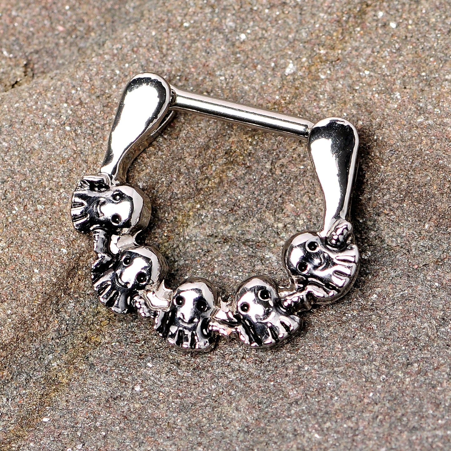 16G 5/16 Gathering of Ghosts Halloween Septum Clicker