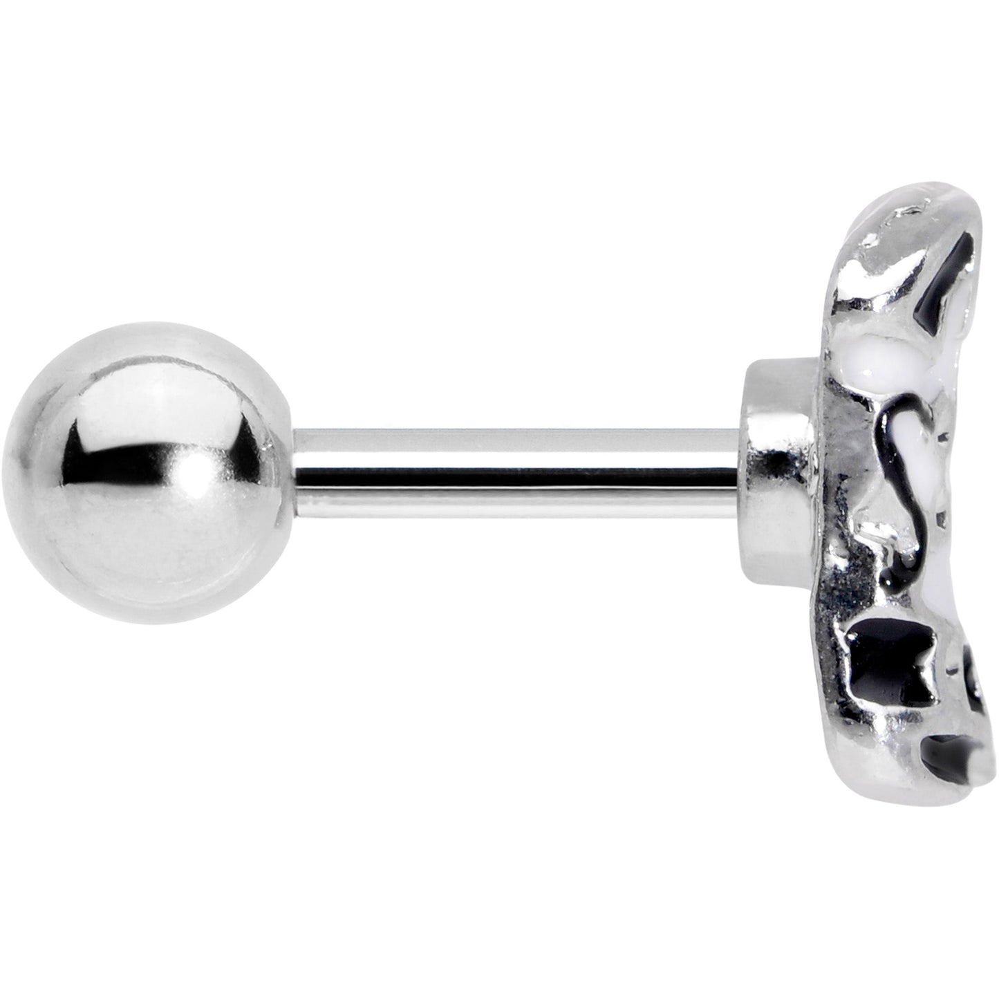 16G 1/4 Western Cowboy Boot Cartilage Tragus Earring