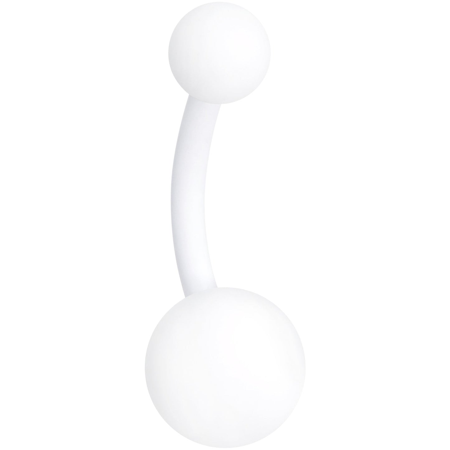Wonderfully White Matte Belly Ring