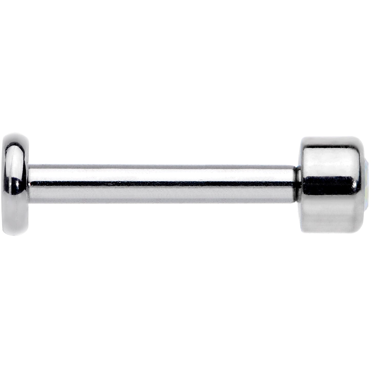 16G 5/16 Aurora Gem Grade 23 Titanium Internally Threaded Labret
