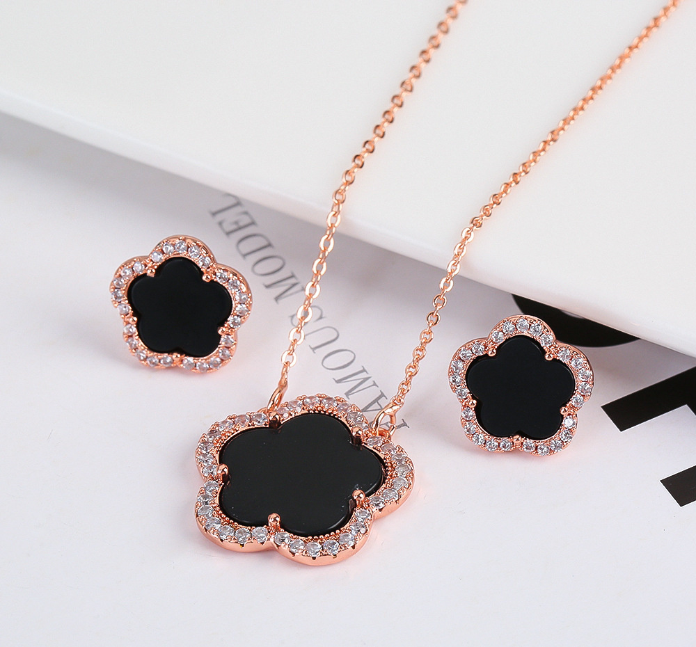 Elegant Floral Jewelry Trio