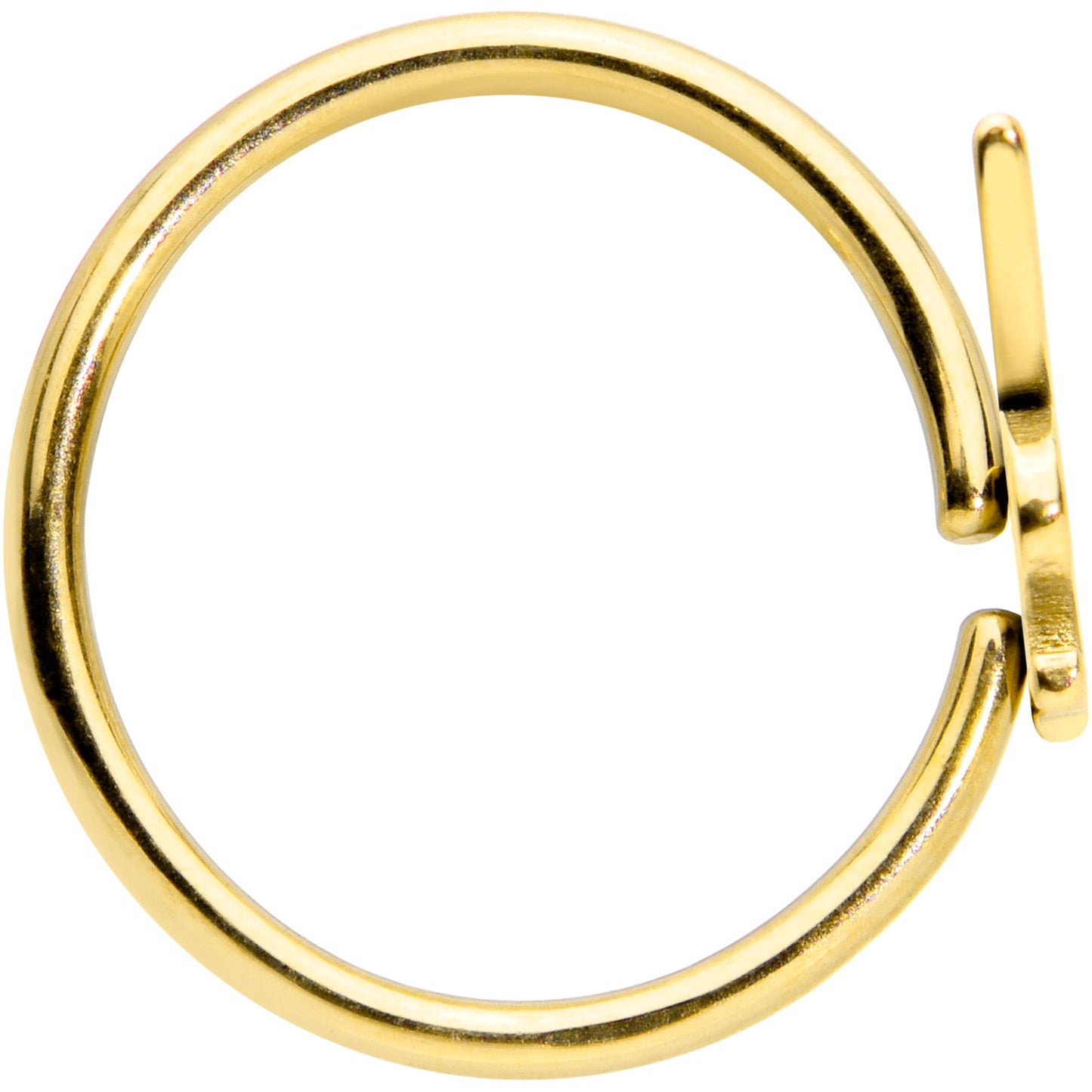 20G 5/16 Gold Tone Licensed Playboy Bunny Nose Hoop