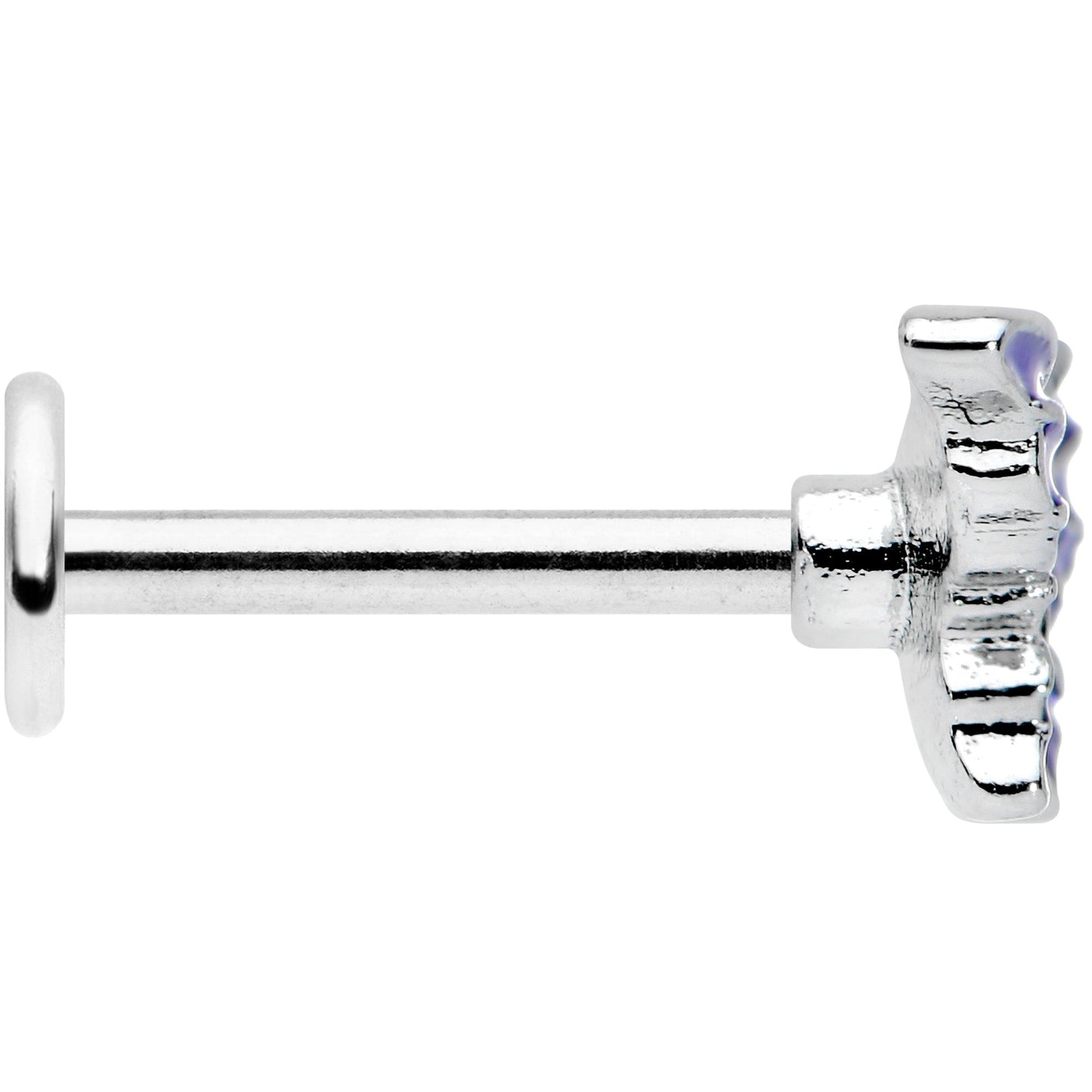 16G 5/16 Beautiful Blue Butterfly Labret Monroe Tragus