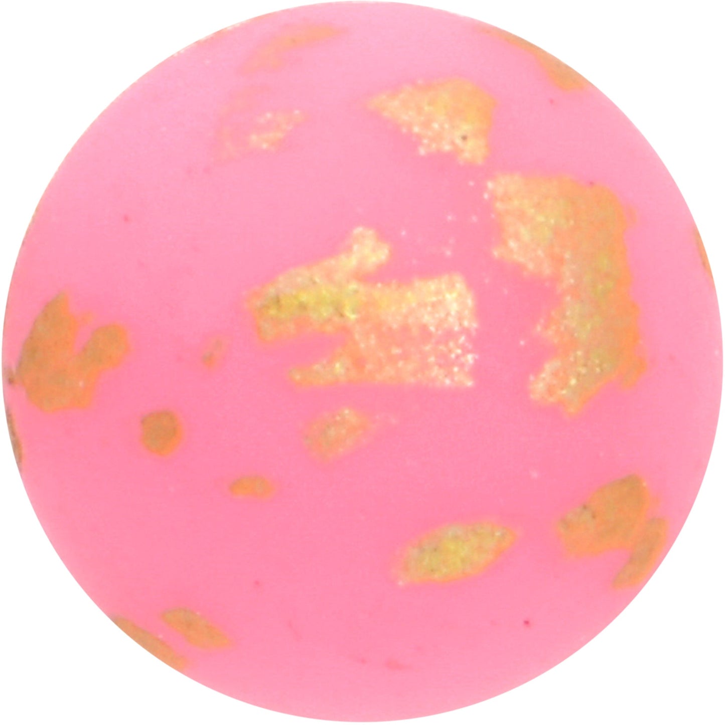 16G 5/16 Matte Pink Splatter Pattern Labret Monroe Tragus