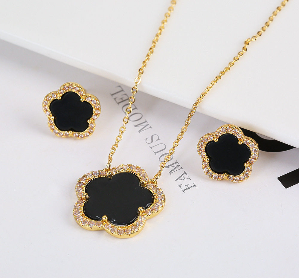 Elegant Floral Jewelry Trio