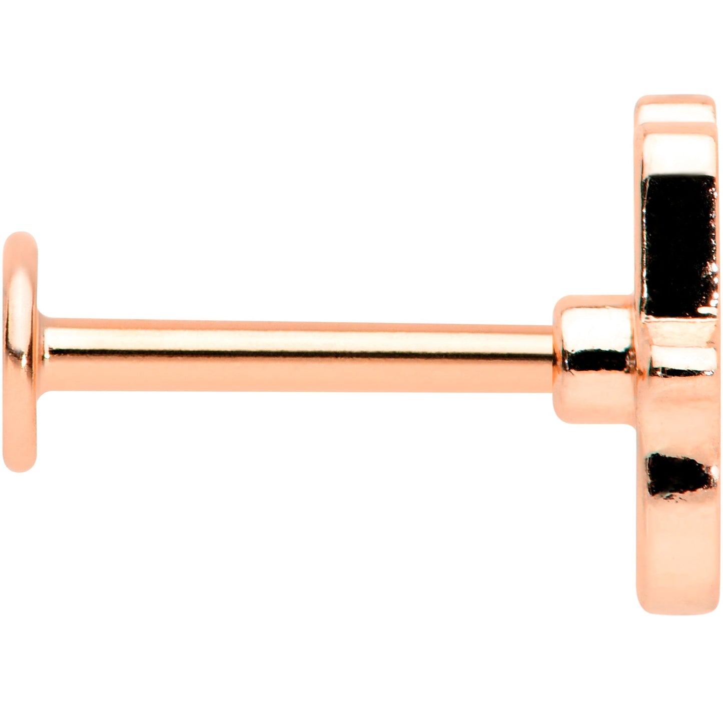 16G 5/16 Clear Gem Rose Gold Tone Eye Hamsa Labret Monroe Tragus