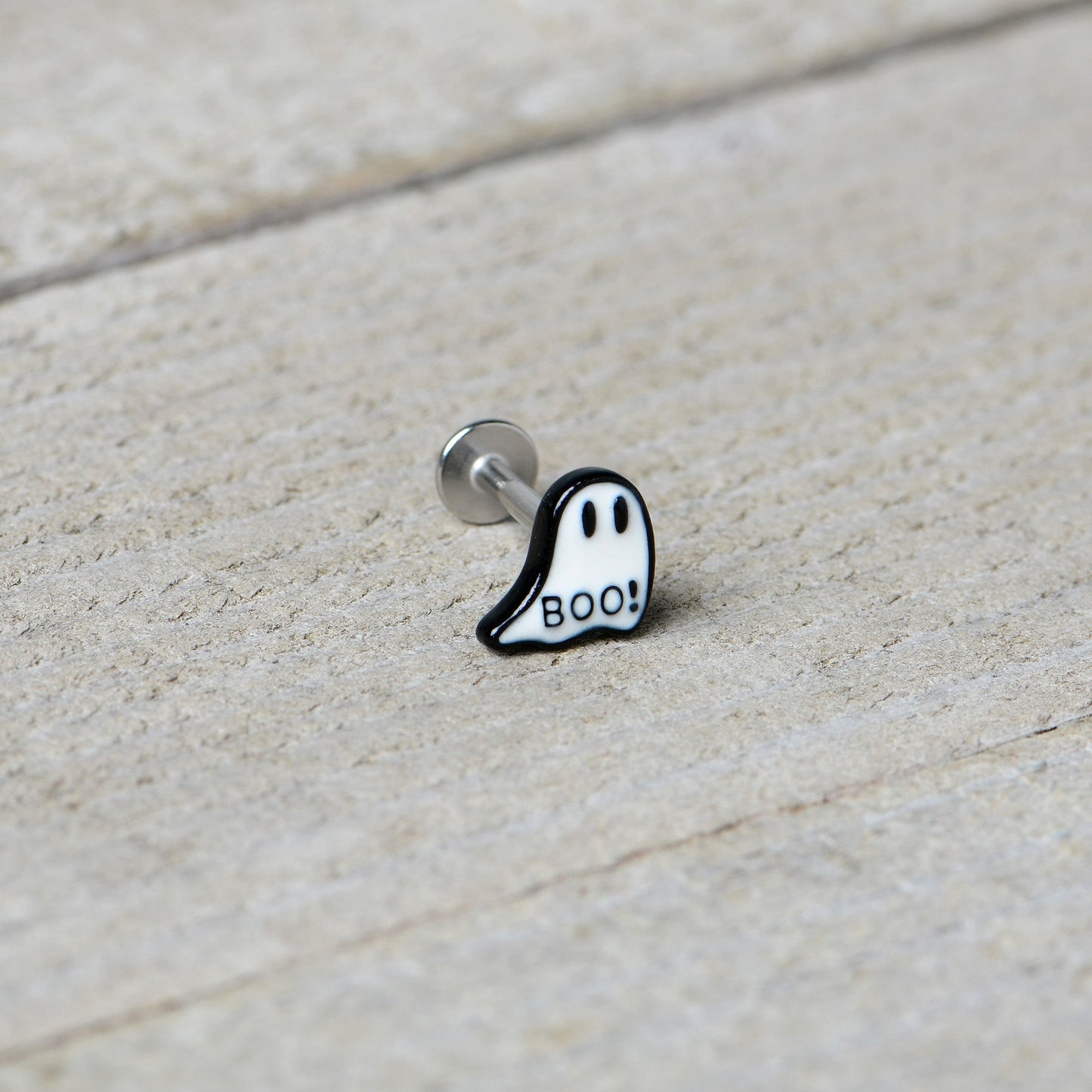 16G 5/16 Halloween Ghost Glow in the Dark Labret Monroe Tragus