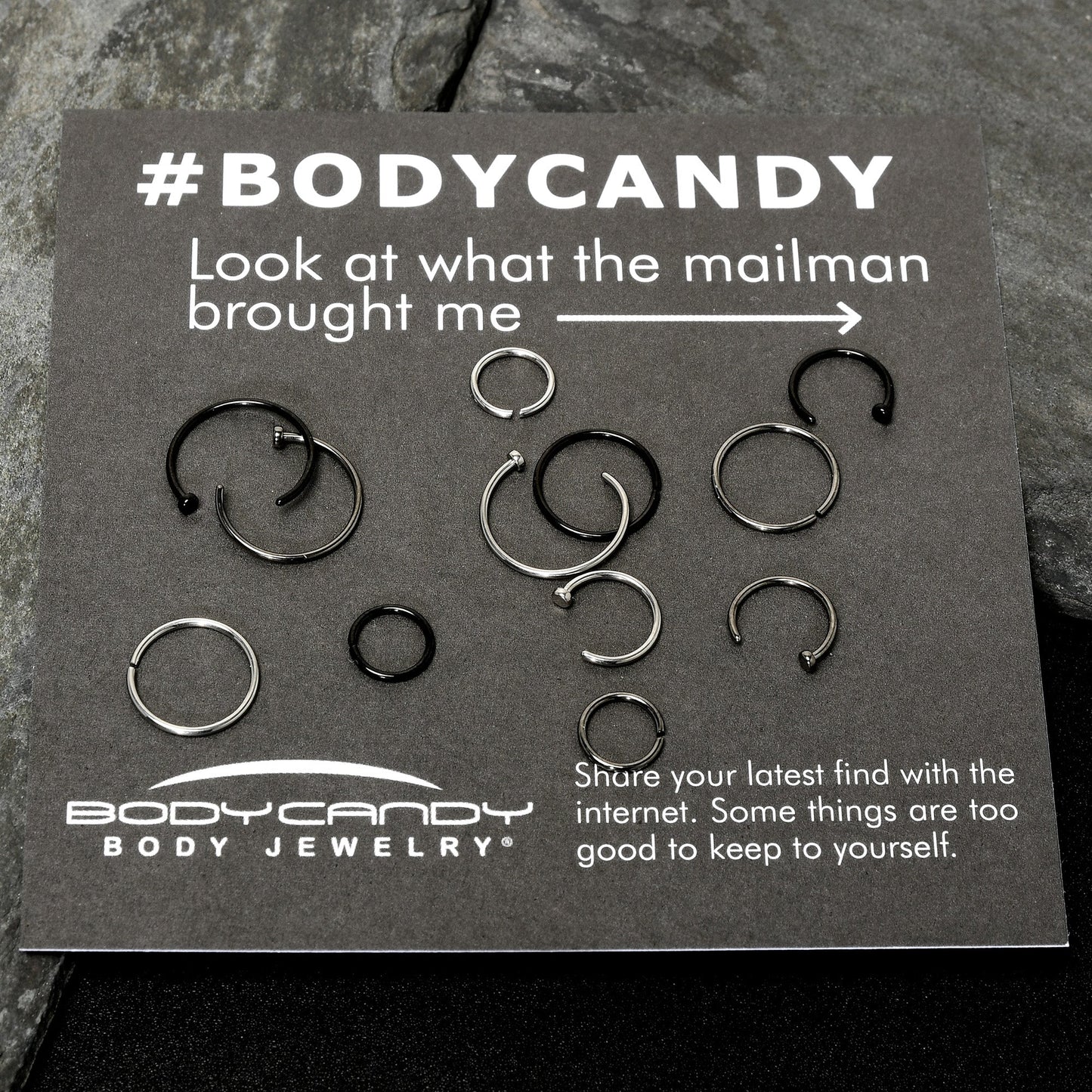20G 12 Pack ASTM F-136 Implant Grade Titanium Hoop Nose Ring Septum Cartilage Ear Hoop Earring Set