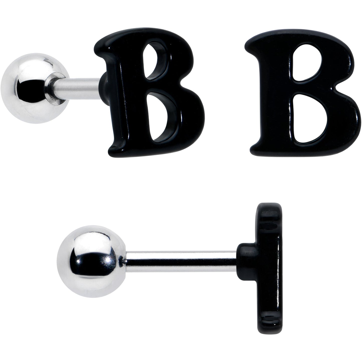 16G 1/4 Halloween Boo Eyes Cartilage Tragus Earring Curation Set of 3