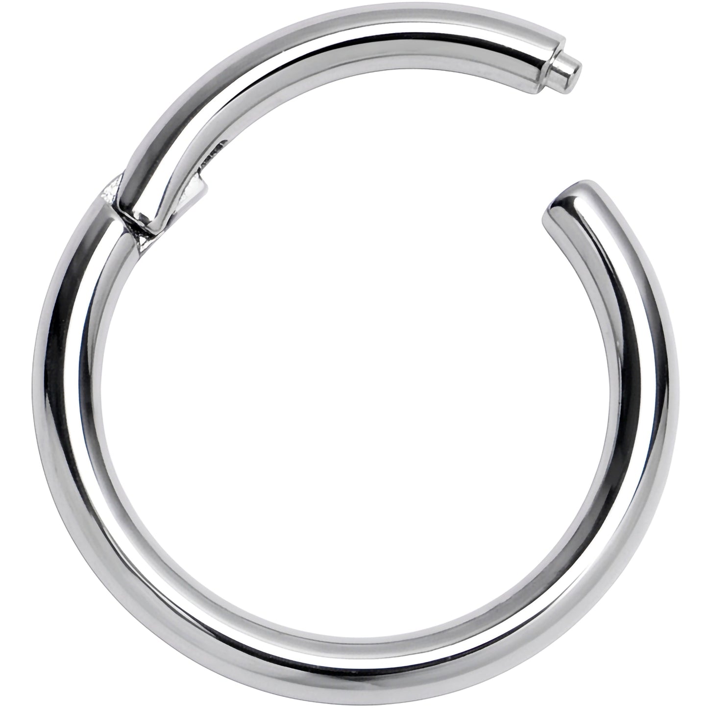18G 5/16  ASTM F-136 Titainum Percision Hinged Segment Hoop