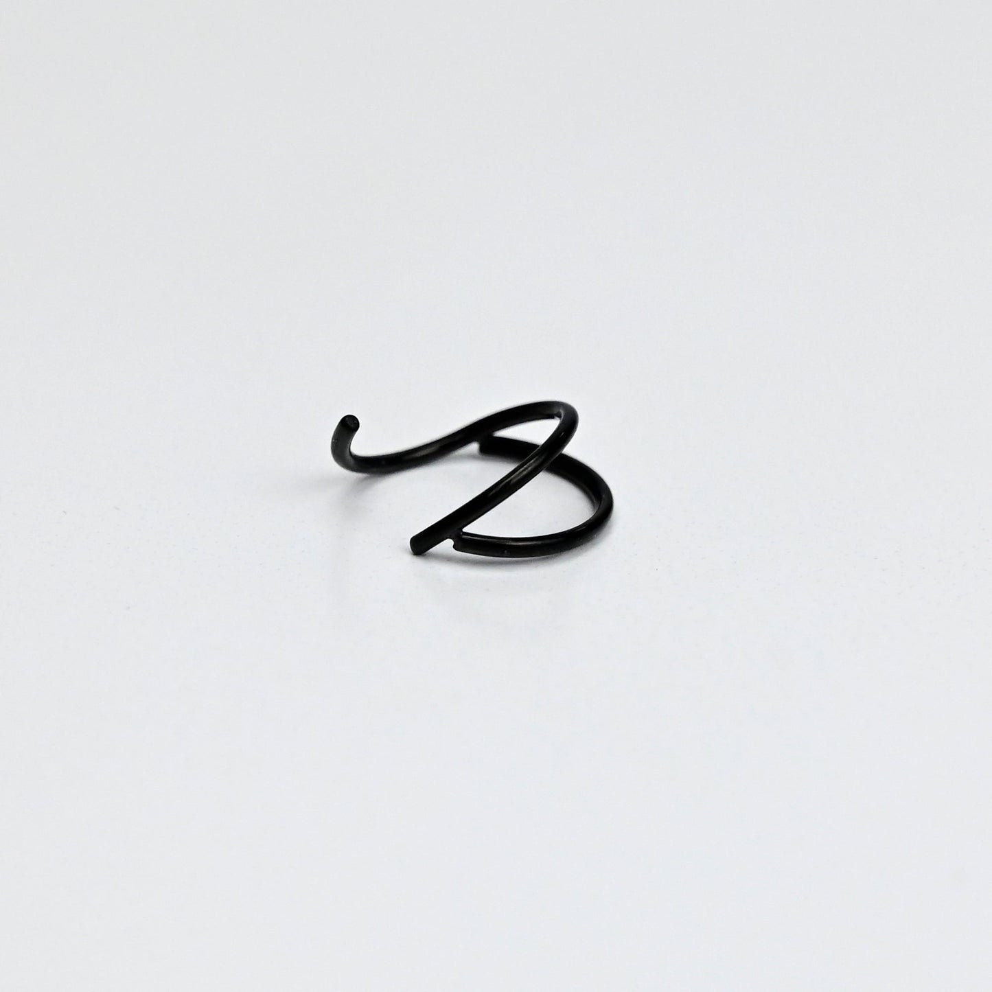 20G 5/16 Black Double Nose Hoop