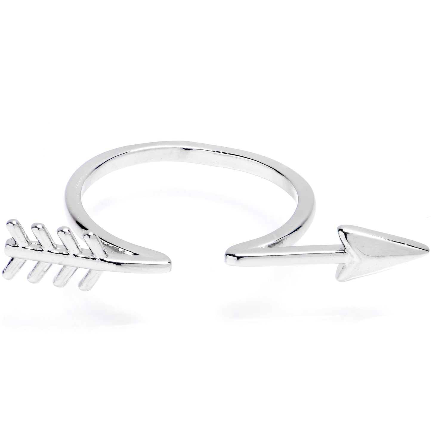 Optical Illusion Arrow Adjustable Toe Ring