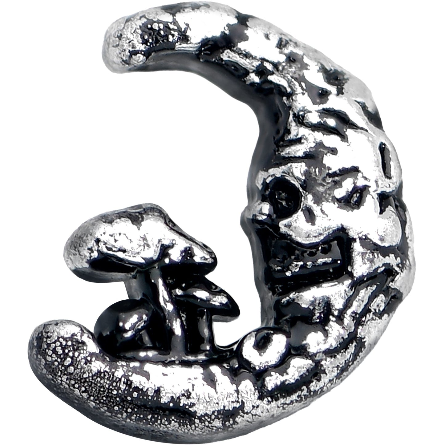 20G 7mm Mushrooms on the Moon L Shape Nose Ring