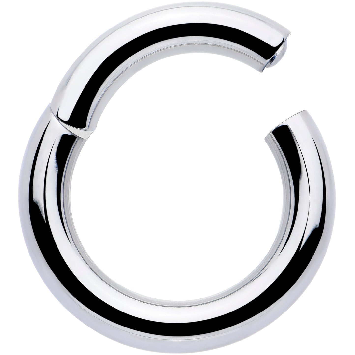 8G 1/2 316L Surgical Steel Precision Hinged Segment Hoop