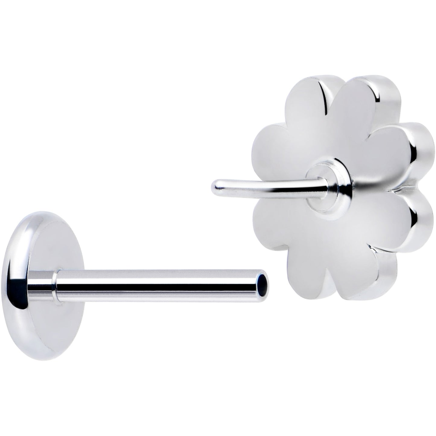 Daisy Flower Flat Back Stud Earrings - 1 Pair