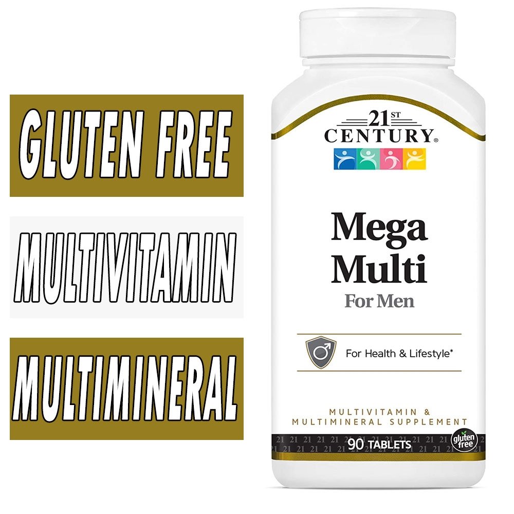 21st Century Mega Multi For Men Tablets 90Ct
