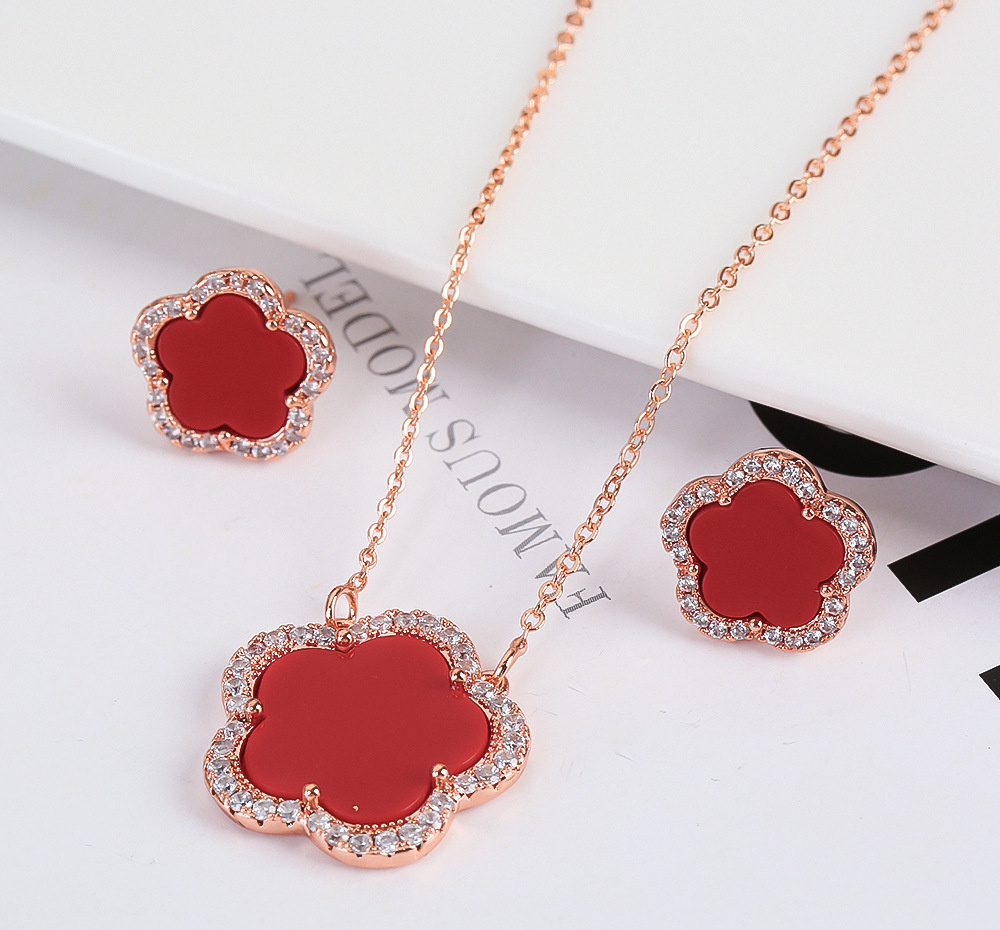 Elegant Floral Jewelry Trio