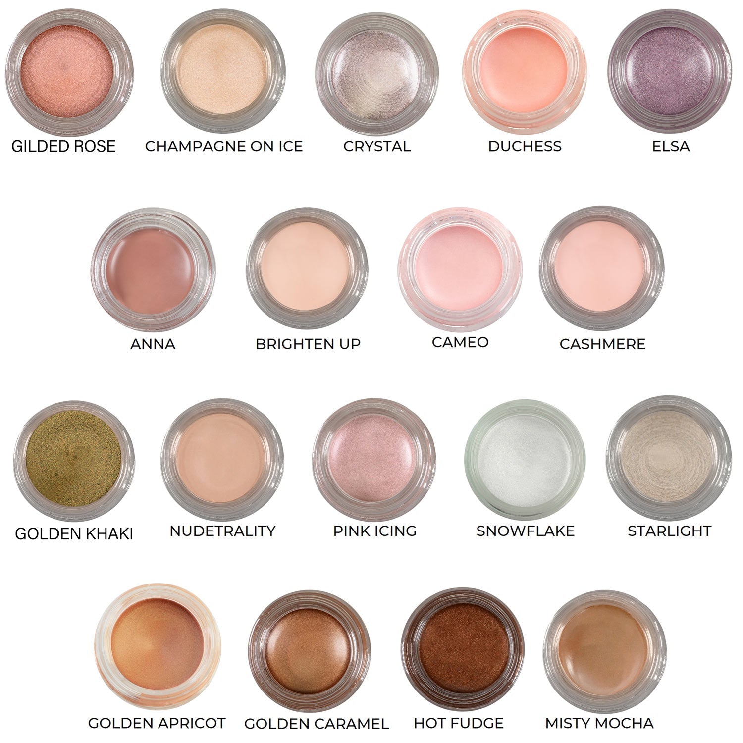 Golden Caramel Any Wear Creme - A Waterproof Multi-tasking creme to powder product for eyes, cheeks & lips. Can be worn anywhere