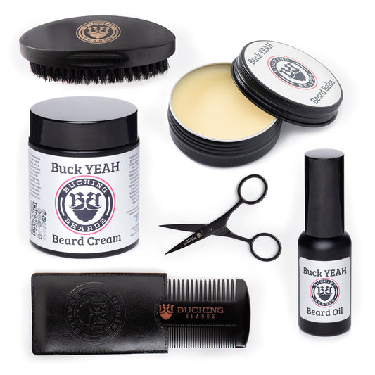 Men's Beard Grooming Set, 4 Pieces