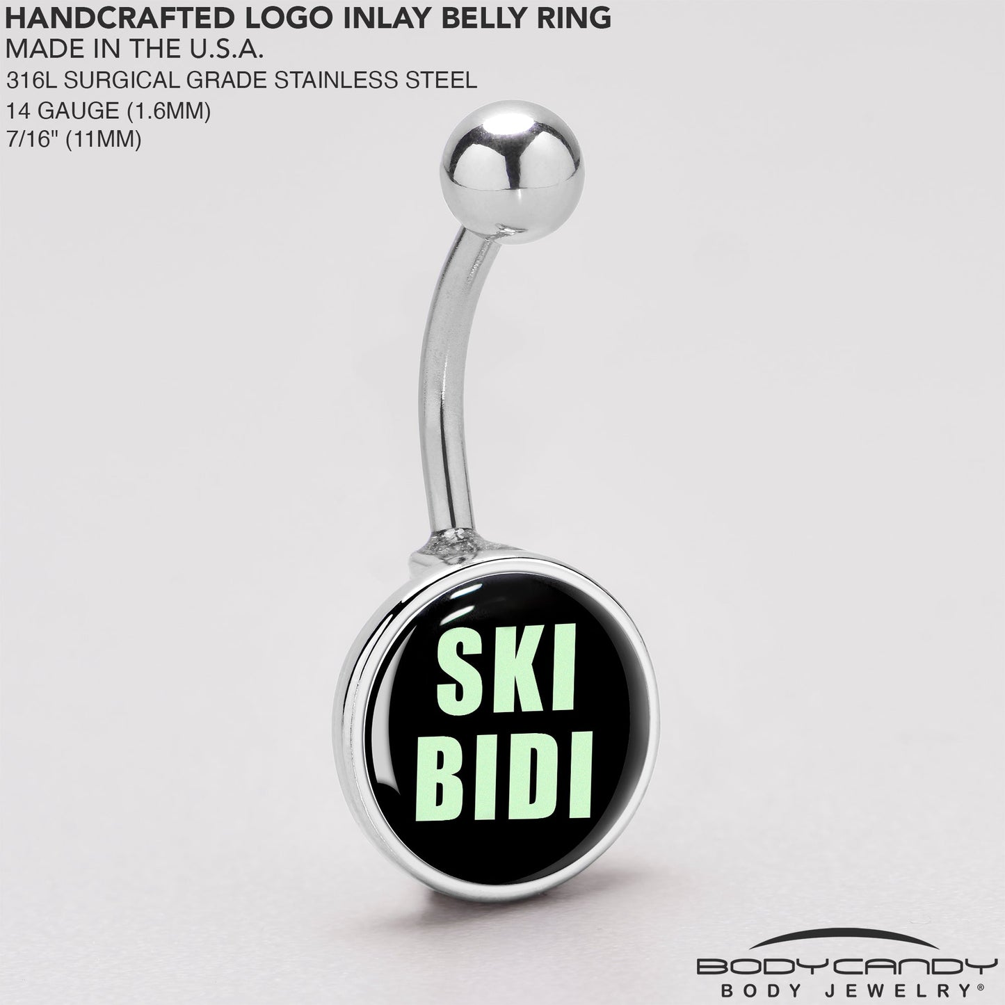 SKIBIDI Belly Ring by Onyx O