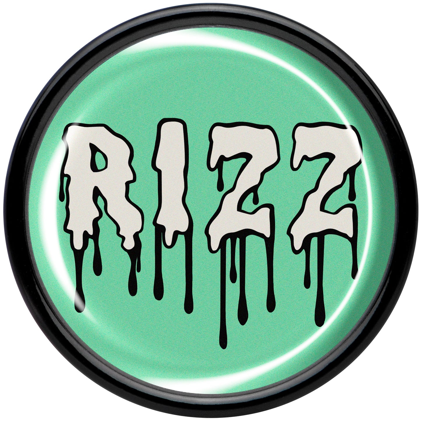 RIZZ Black Acrylic Saddle Plug Set by Onyx O