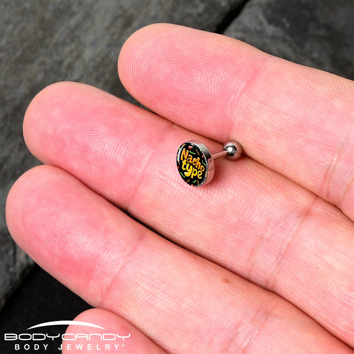 Nacho Type Tragus Cartilage Earring by Onyx O