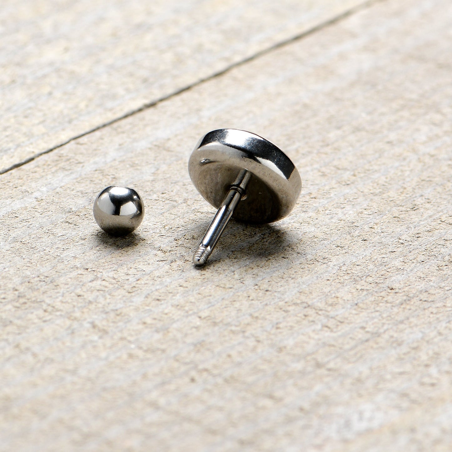 16G 1/4 Christmas Peace Love Santa Tragus Cartilage Earring by Onyx O