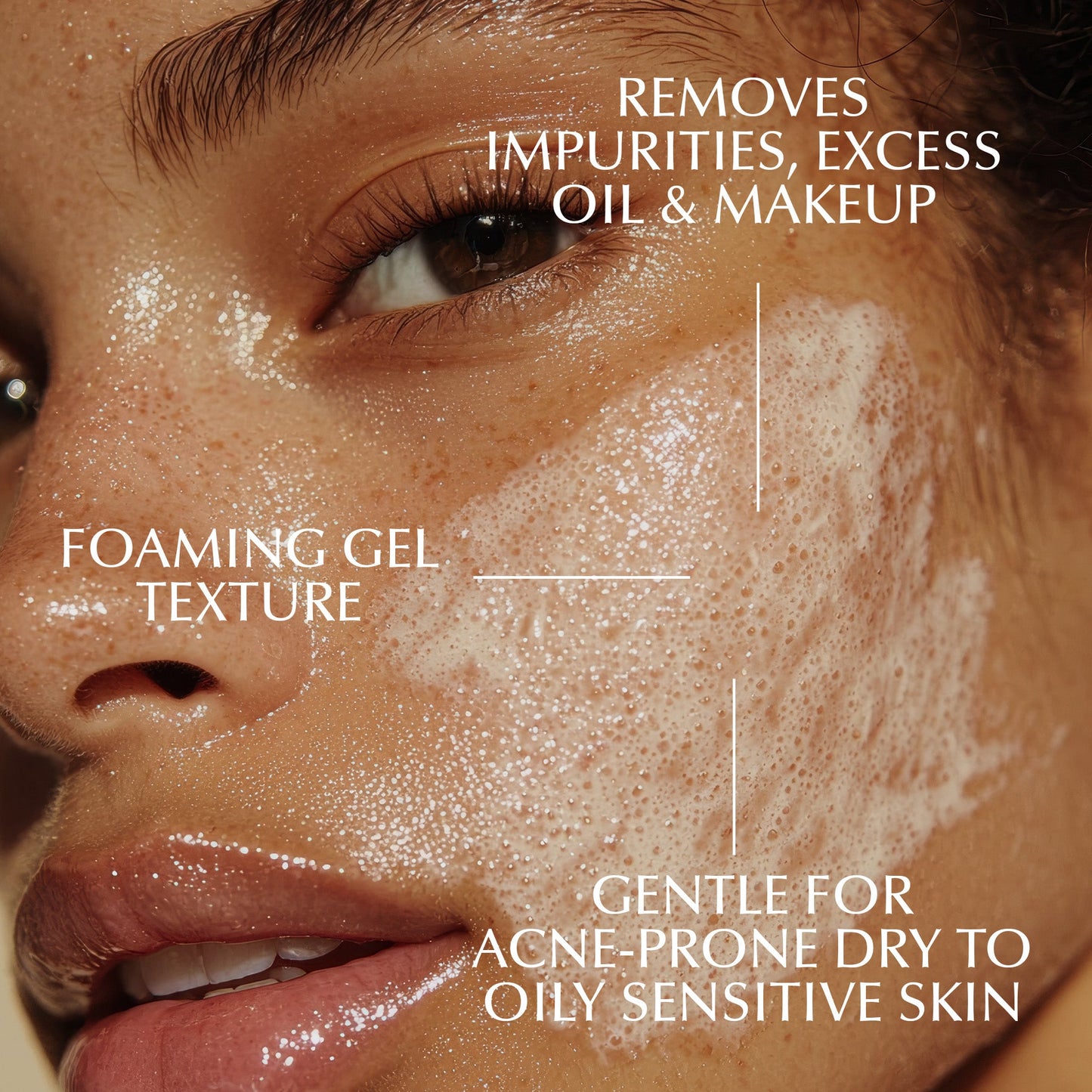 Oil-Free Foaming Face Wash for Acne-Prone Skin