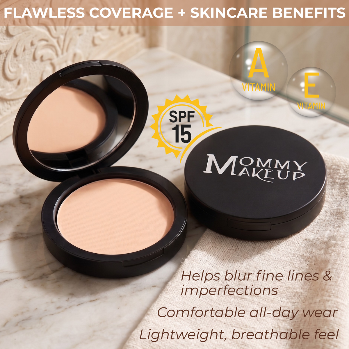 Mineral Dual Powder Foundation SPF15 (0.45 oz.) - DUE DATE (Medium)