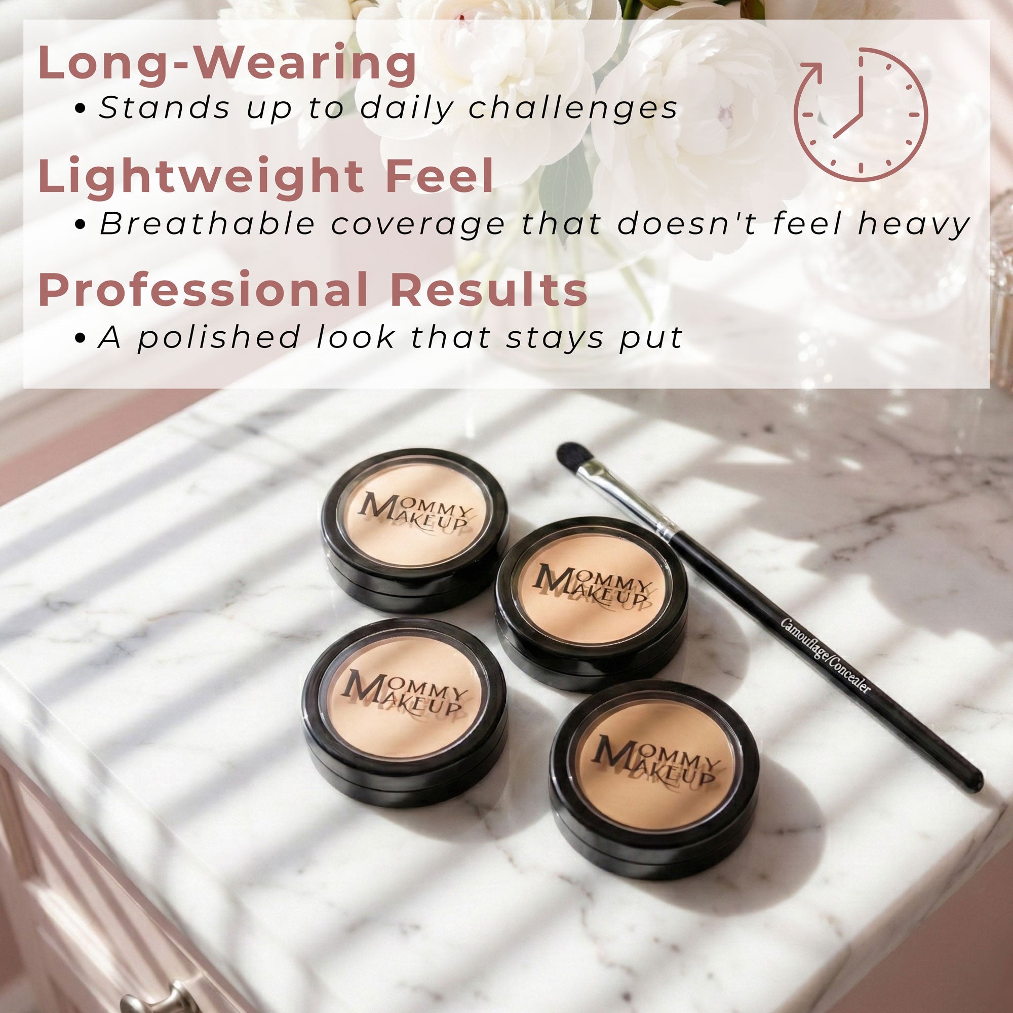Mommy's Little Helper Concealer, Eyeshadow Base & Face Cover Up - Bright Eyed (Light)