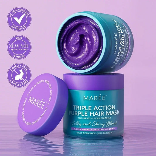 Purple Mask for Blonde Hair
