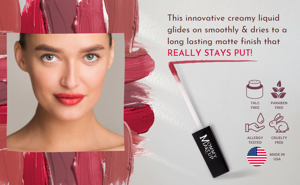 Miss Scarlett Stay Put Matte Lip Cream | Stunning Kiss-Proof Lipstick