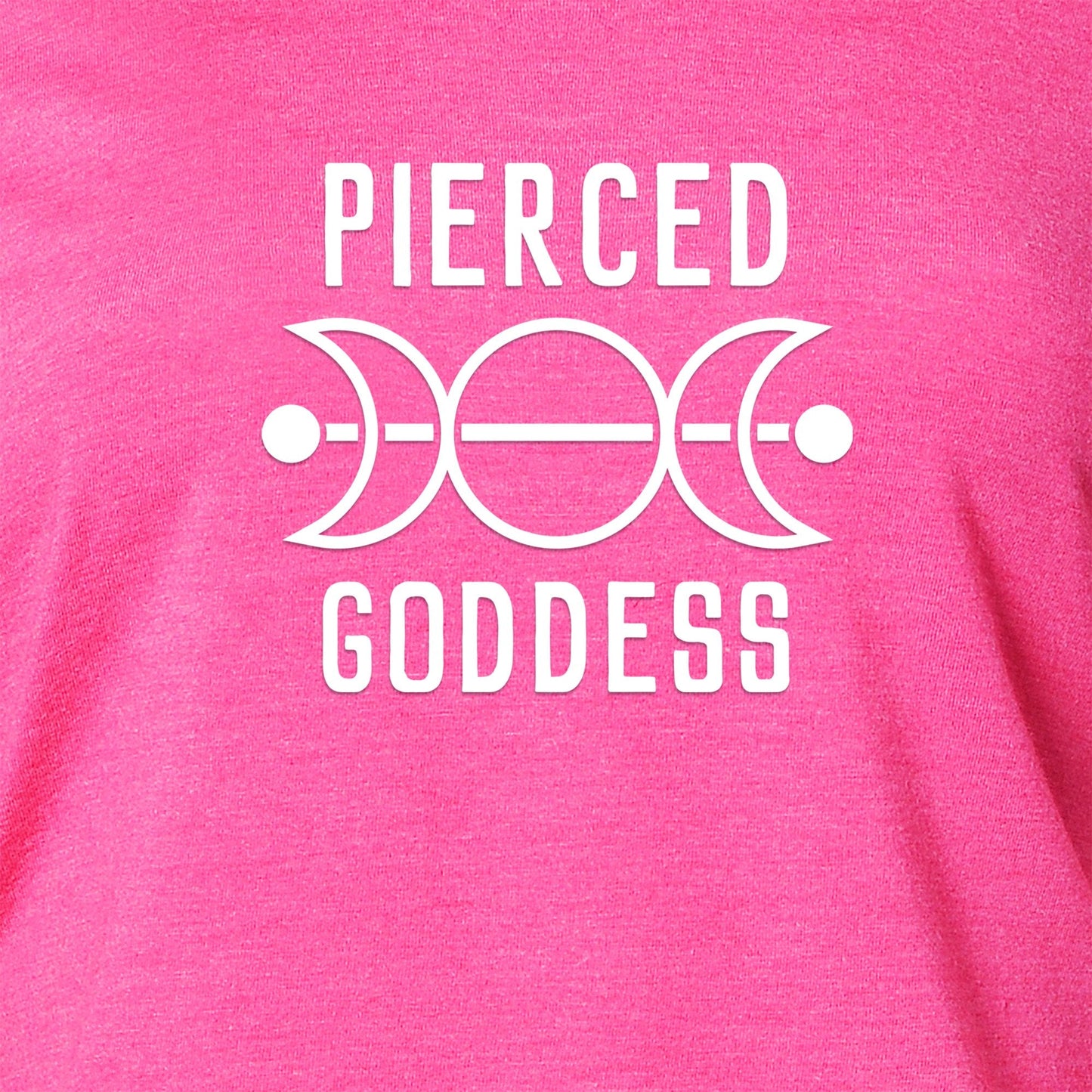 Pierced Goddess Tapered Long Sleeve Hoodie